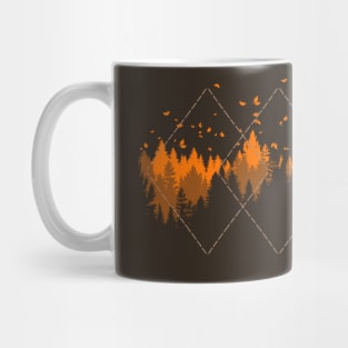 Tradicional Nature Pattern Mug